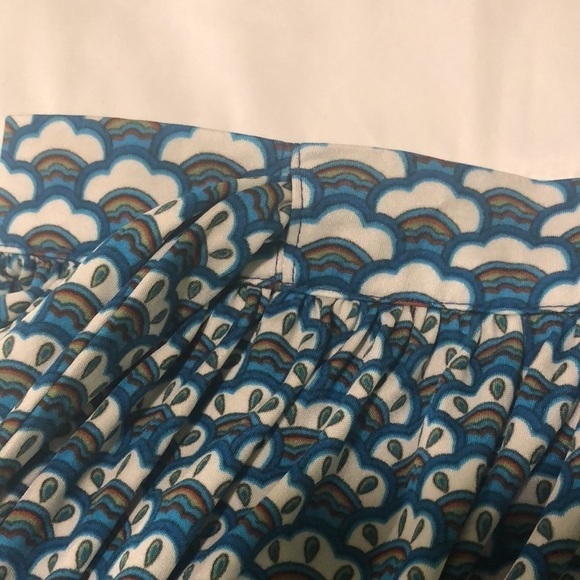 Oleg Cassini adjustable skirt w designs and adjustable belt fit different sizes - Picture 4 of 5